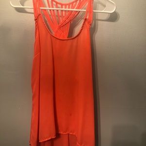 Charlottes Russe orange tank
